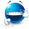 Telegram emoji Blue Face