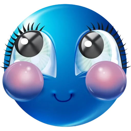 Telegram Sticker «Blue Emotions» ☺️