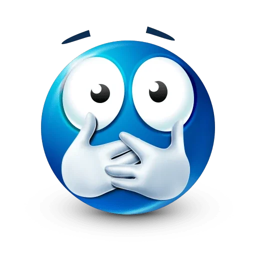 Telegram stiker «Bluemoji or Joobi» 😮