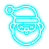 Telegram emojisi «голубой неон» 🥶