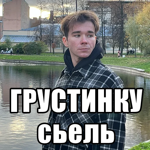 Стикер Mikhail Boldurev 😔