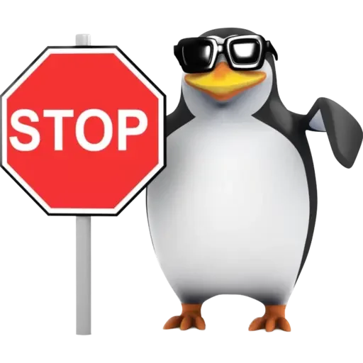 Пингвин sticker 🛑