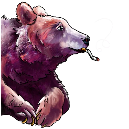 Telegram stiker «Bear» ?