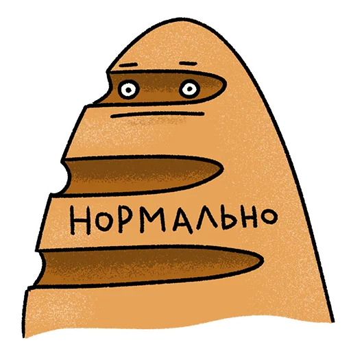 Telegram Sticker «Bread » 😑