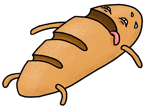 Bread  emoji 😓