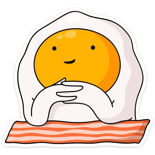 Telegram Sticker «Завтрак» ☺️
