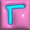 Емодзі телеграм 3D алфавит
