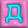 Емодзі телеграм 3D алфавит