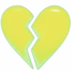neon emoji emoji 💔