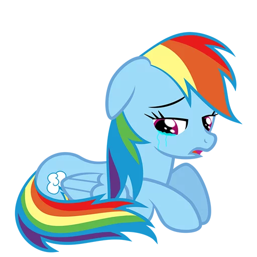Telegram stiker «My Little Pony» ☁