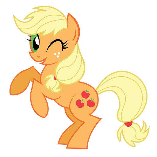 Telegram stiker «My Little Pony» 🥝