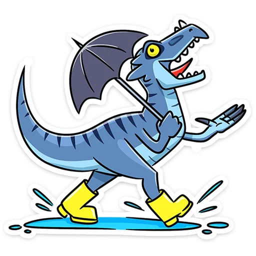 Telegram Sticker «Брозавр» ☂