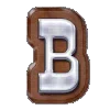Емодзі телеграм Brown Alphabet