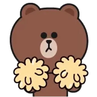 Brown and Cony 2 sticker 🙂