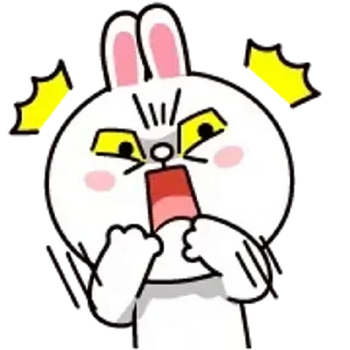 Brown and Cony 2 stiker 😡