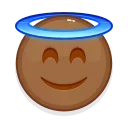 Эмодзи Brown Emoji 😇