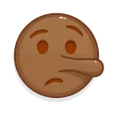 Эмодзи Brown Emoji 🤥