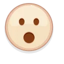Емодзі Brown Emoji 😮