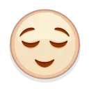 Емодзі Brown Emoji 😌