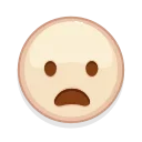 Эмодзи Brown Emoji 😦