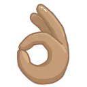 Brown Emoji sticker 👌