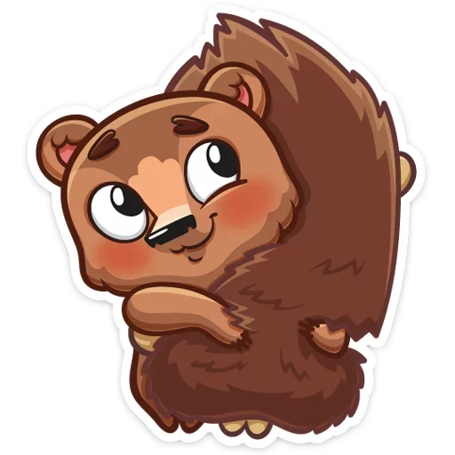 Telegram Sticker «Брауни | Brownie» 🤗