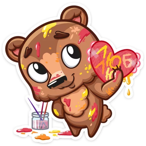 Telegram Sticker «Брауни | Brownie» ❤