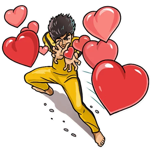 Bruce Lee stiker 😘