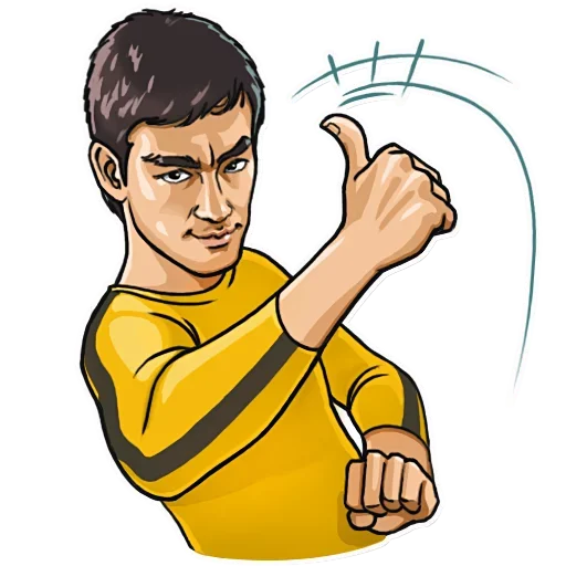 Bruce Lee  sticker 👍