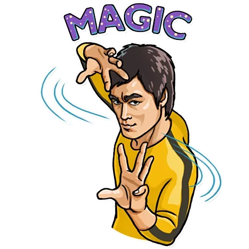 Bruce Lee  sticker 🤓