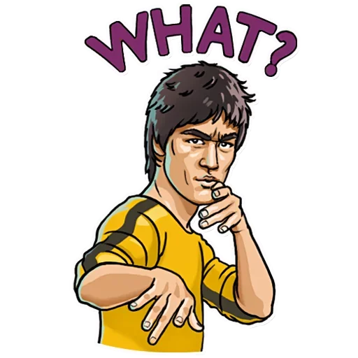 Bruce Lee emoji 😲