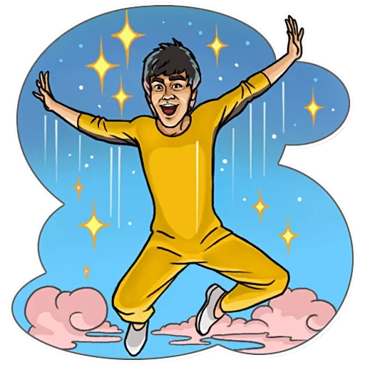 Bruce Lee emoji 😆