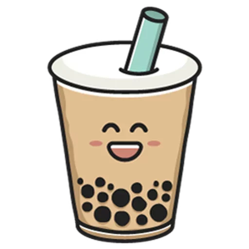 Bubble Tea  emoji 😟
