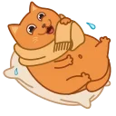 Bubo the Scarfcat emoji 😂