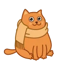 Bubo the Scarfcat emoji 👋