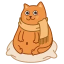 Bubo the Scarfcat emoji 😉