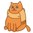 Bubo the Scarfcat emoji 😛
