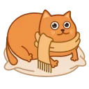 Bubo the Scarfcat emoji 🤦‍♂️