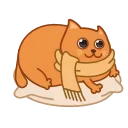 Bubo the Scarfcat emoji 🏃‍♂️