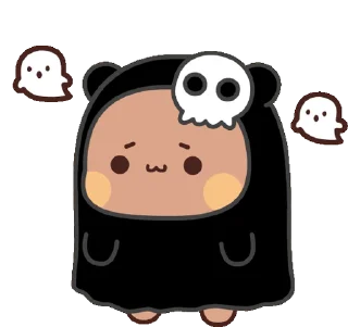 Bubu and Dudu Halloween stiker 👻