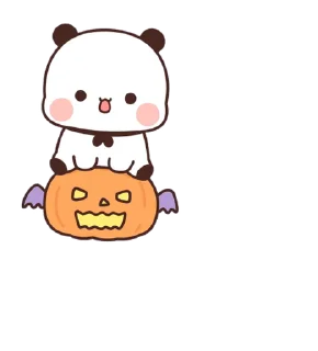 Bubu and Dudu Halloween stiker 🎃