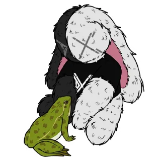 Зайка Asper X | Bunny Asper X emoji 🐸