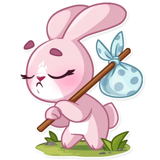 Bunny Rosy sticker 😔