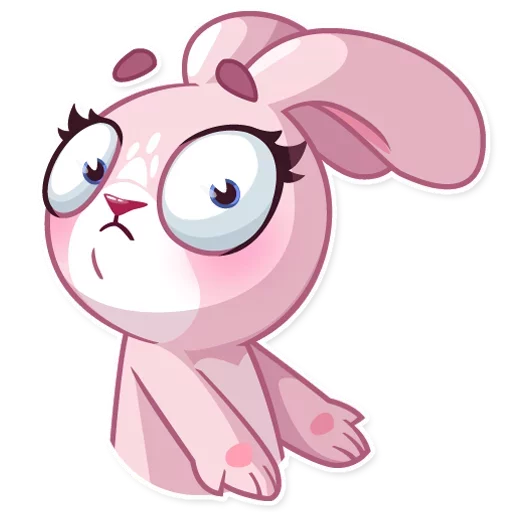Bunny Rosy emoji 😐