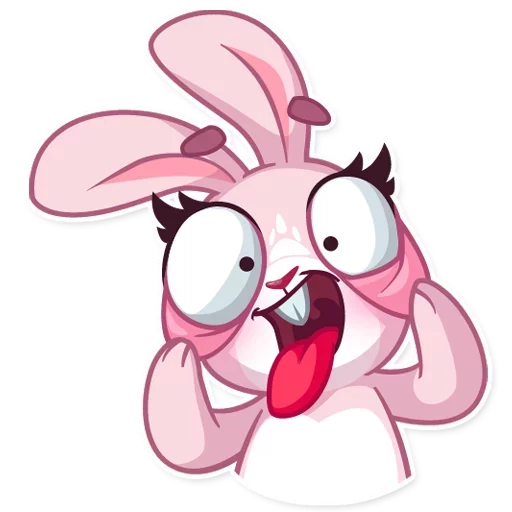 Telegram stiker «Bunny Rosy» 
