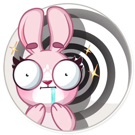 Telegram stiker «Bunny Rosy» 😲