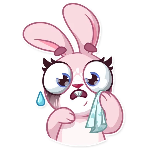 Bunny Rosy emoji 😢