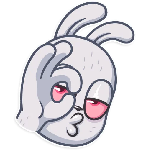 Bunny  sticker 👌