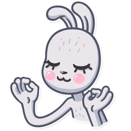 Bunny emoji 😌