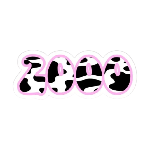 2000s pink stuff <3 emoji 🐄